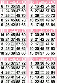 Bingo Paper - 6V 500pcs.