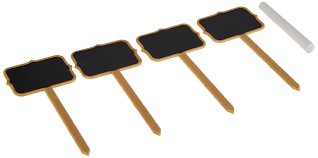 Chalkboard Picks w/Chalk - 4ct.