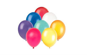 Assorted Color 9" Latex Balloons - 144 Count