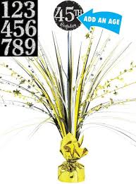 Sparkling Celebration Add Any Age Centerpiece