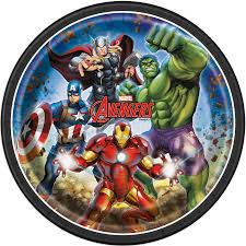 Marvel Avengers 9" Paper Plates - 8ct.