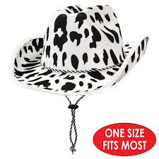 Cow Print Cowboy Hat