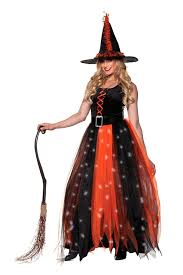 Hocus Pocus Orange Light Up Witch Dress