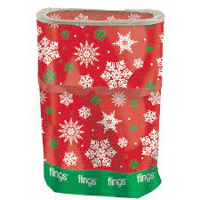 Snowflake Pop Up Trash Can