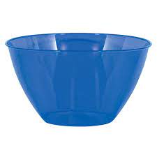 2 Quart Royal Blue Plastic Bowl