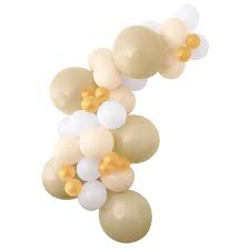 Gold & Taupe Balloon Arch Kit