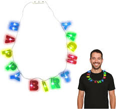 Light Up Birthday Necklace