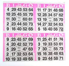 Bingo Paper 4ON - 750pcs.