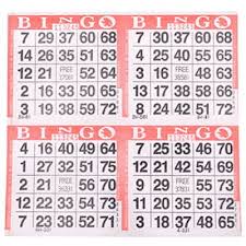 Bingo Paper 4ON - 750pcs.