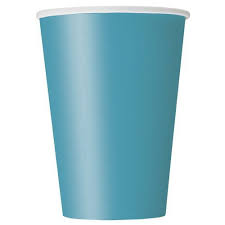 Terrific Teal 9oz. Paper Cups - 20ct.