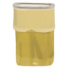 Gold Pop Up Trash Can