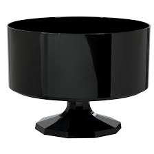 Small Black Plastic Trifle Bowl