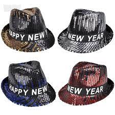 Happy New Year Sequined Hat