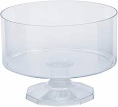 Small Clear Plastic Trifle Bowl