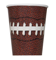 Football Party 9oz. paper Cups - 8ct.
