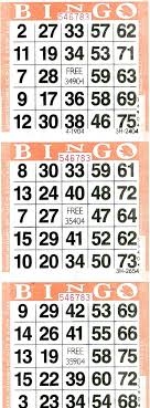 Bingo Paper - 3V 1000pcs.