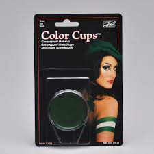 Green Color Cup Greasepaint Makeup