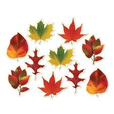Mini Autumn Leaf Cutouts - 10ct.