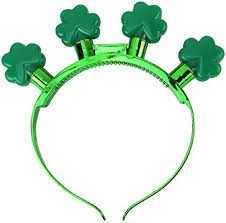 Light Up Shamrock Headband