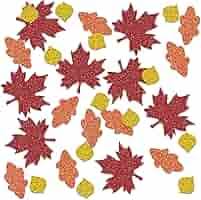 Deluxe Fall Leaf Confetti - 0.5oz.