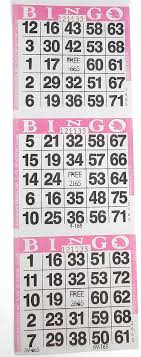 Bingo Paper - 3V 1000pcs.