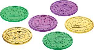 Mardi Gras Plastic Coins