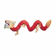 Chinese New Years Tissue Dragon Decoration