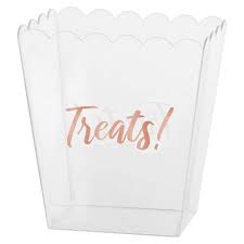 Clear Treats Scalloped Box Container