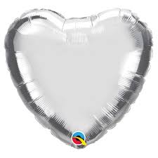 18" Heart Mylar Balloon