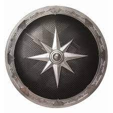 Black and Silver Plastic Shield