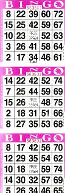 Bingo Paper - 3V 1000pcs.