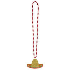 Cinco de Mayo Fiesta Sombrero Necklace