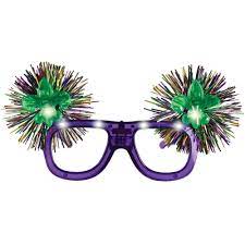 Light Up Mardi Gras Glasses