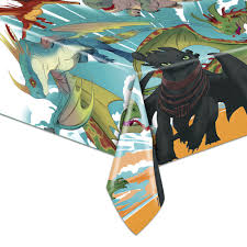 How to Train Your Dragon Plastic Rect. Tablecover
