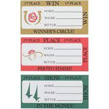 Derby Tote Tickets