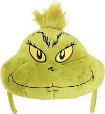 Dr. Suess The Grinch Plush Grinch Face Headband