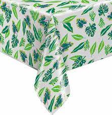 Tropical Leaves Foil Tablecover