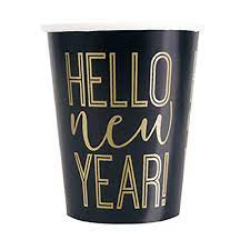 Roaring New Years 9oz. Paper Cups