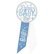 Welcome Baby Boy Rosette