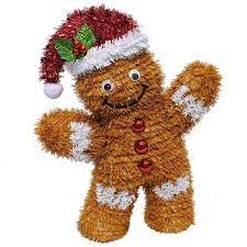 3-D Tinsel Wire Gingerbread Man