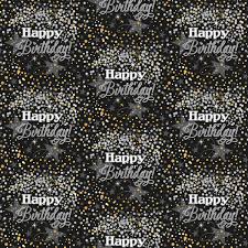Happy Birthday B/G/S Gift Wrap - 30" x 5ft.