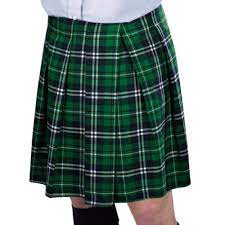 Adult Green Plaid Kilt