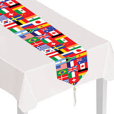 International Flag Table Runner