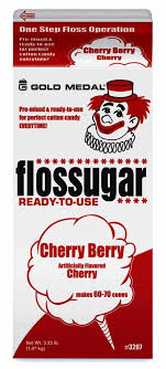 Flossugar Cherry Berry Cotton Candy Mix - 3.5lbs.