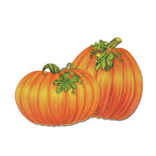 Fall Pumpkins Cutouts - 4pcs.