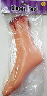 Plastic Bloody Foot Stump