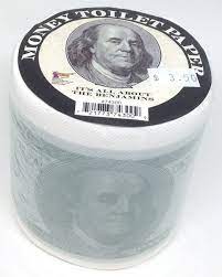 $100 Dollar Print Toilet paper