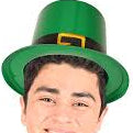 Green Plastic Leprechaun Top Hat