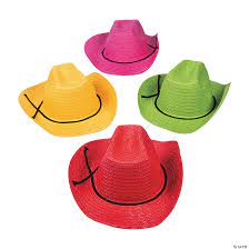 Colored Cowboy Hat