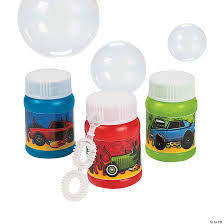 Race Car Mini Bubble Bottles